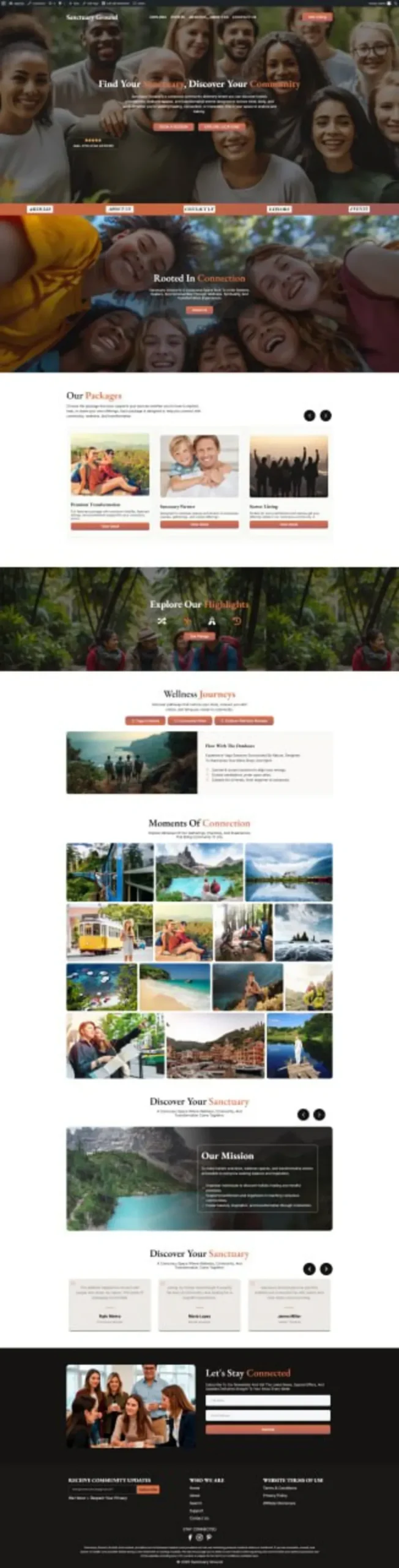 HTML to WordPress website — preview 1
