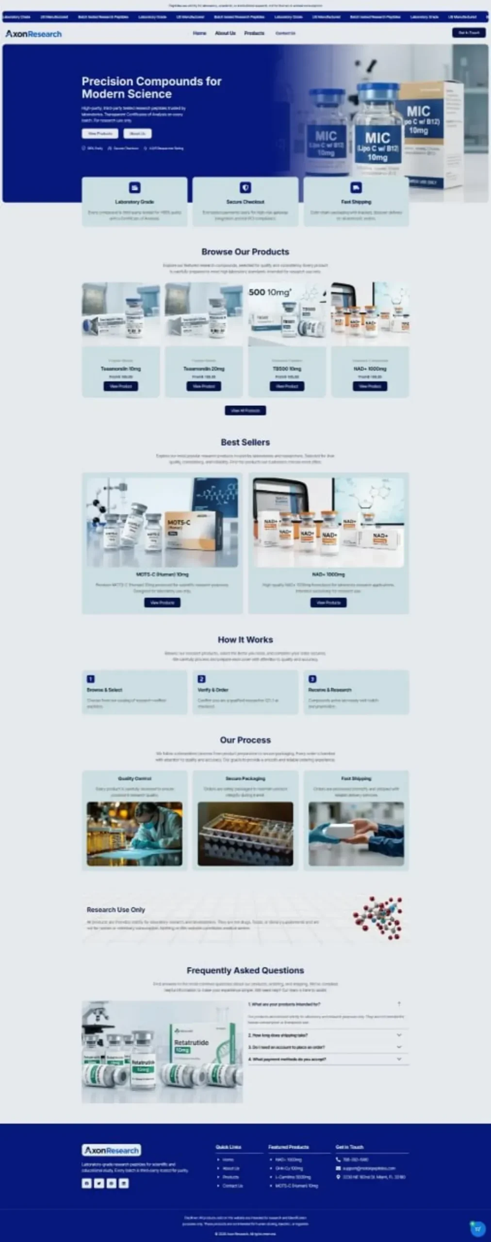 Product focused website — preview 2