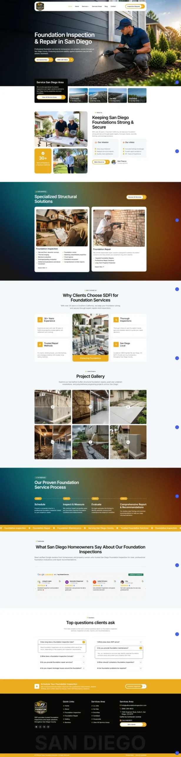 Website redesign project — preview 2