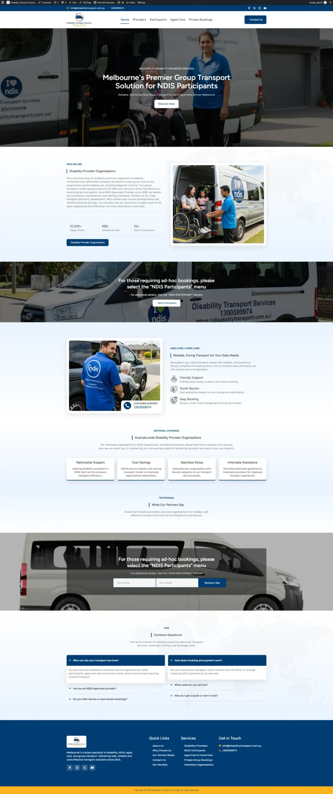 Website redesign project — preview 1